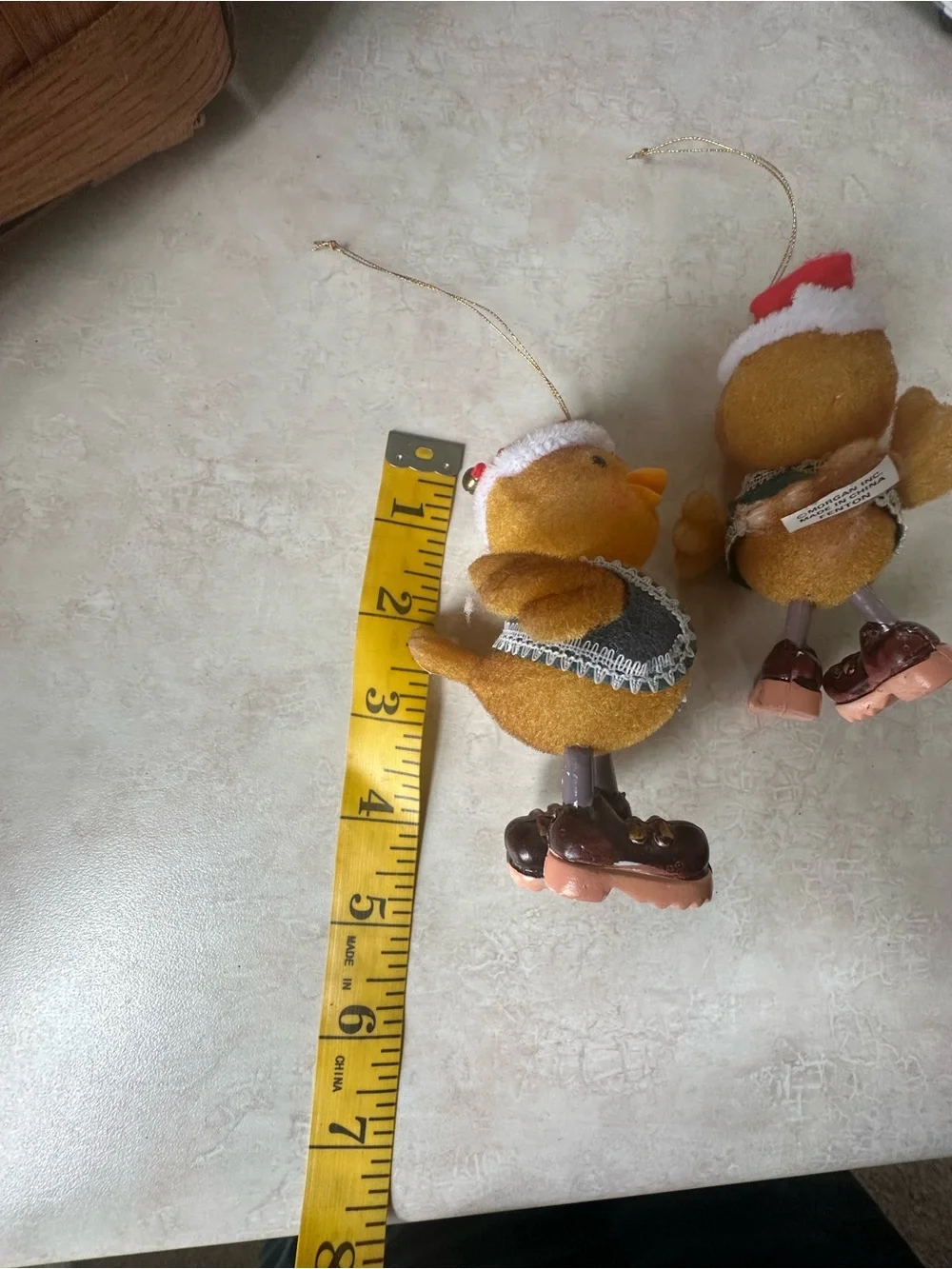 Vintage 70s Twin Critter Sitter Ornaments Fenton